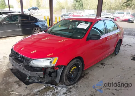 2011 Volkswagen Jetta 2.0L S из США, поврежденный, VIN 3VW2K7AJ9BM394887